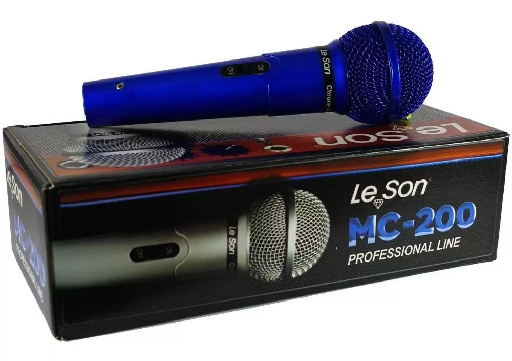 MICROFONE MC200 AZUL - Auto Equip