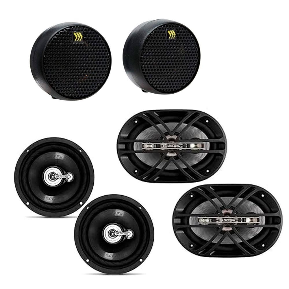 Mini Tweeter TD50U + Alto Falante 6x9