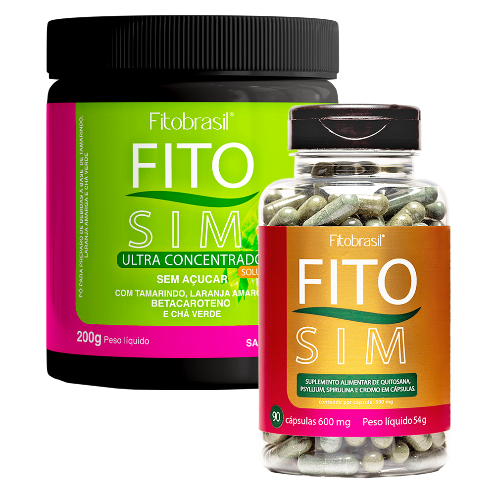 Combo Fito Sim ultra concentrado 90 c ps Ch misto de