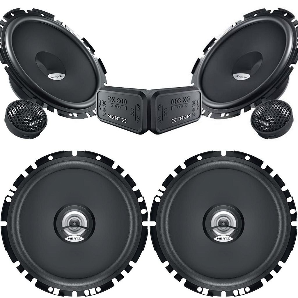 Kit Falante Hertz 2 vias Dsk170 Portas Dianteiras 6 Polegadas +