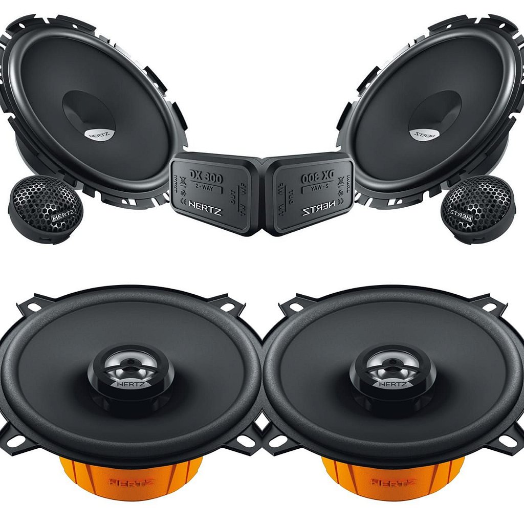Kit Falante Hertz 2 vias Dsk170 Portas Dianteiras 6 Polegadas +