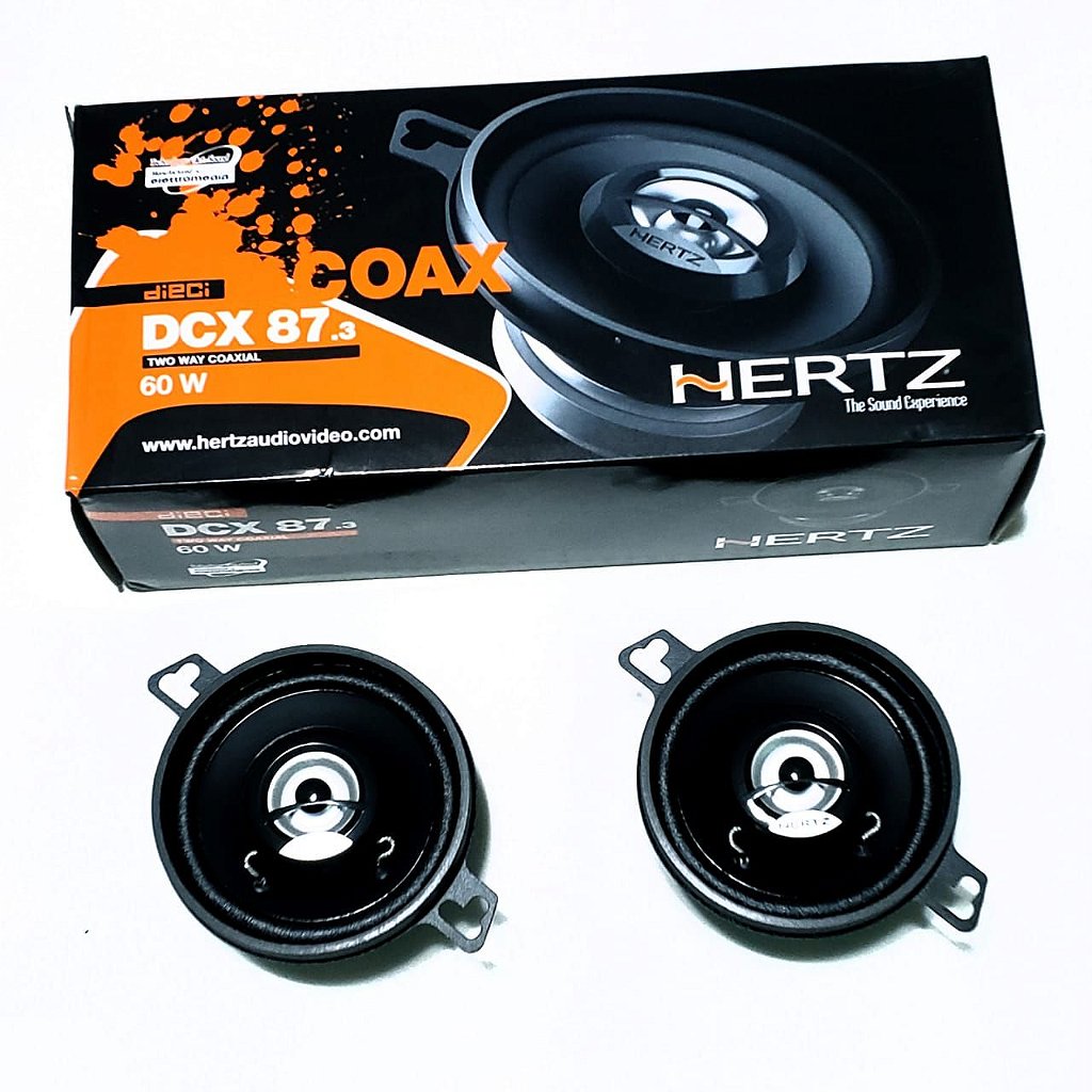 Alto Falante Kit Hertz 3,4 Polegadas 60rms Dcx 87.3 Painel Jeep