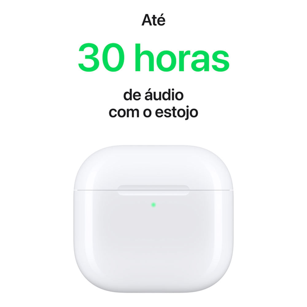 Apple AirPods 4 - Original com Garantia Oficial - Espaço Miami