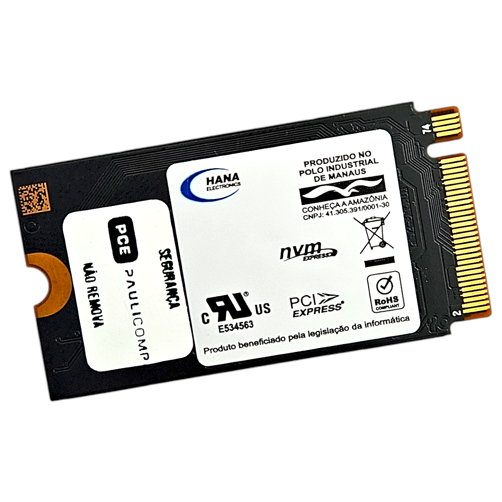 SSD NVMe M.2 2242 512GB HANA Electronics PCIe Gen4x4 BC901 - Loja