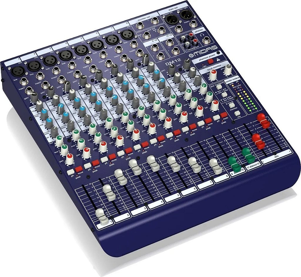 Mesa de som Midas Dm12 Analógica - DCA MUSIC