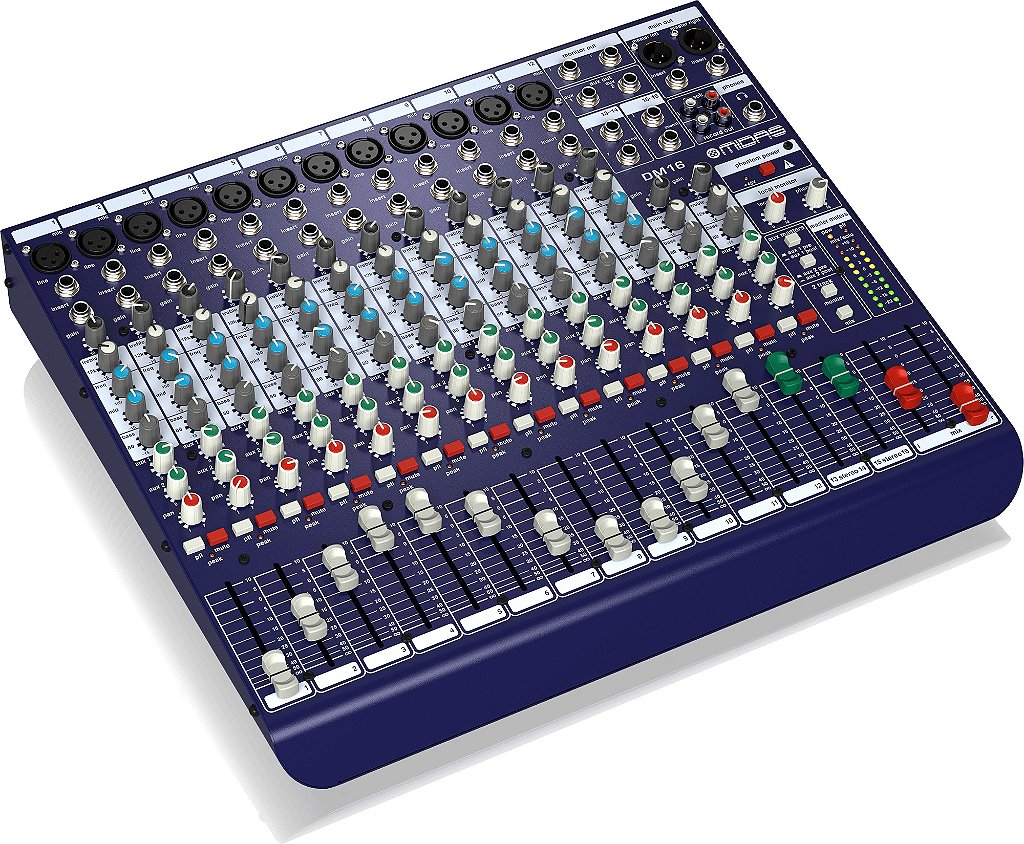 Mesa De Som Dm16 16 Canais Midas Analógica - DCA MUSIC