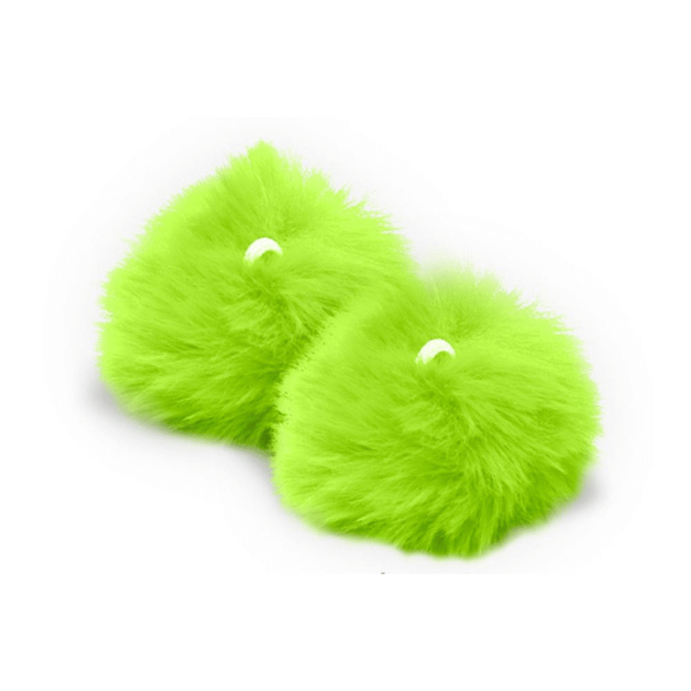 Pompom Pelúcia 70mm | Verde Neon - Brilhos e Artes - Fitas e Apliques