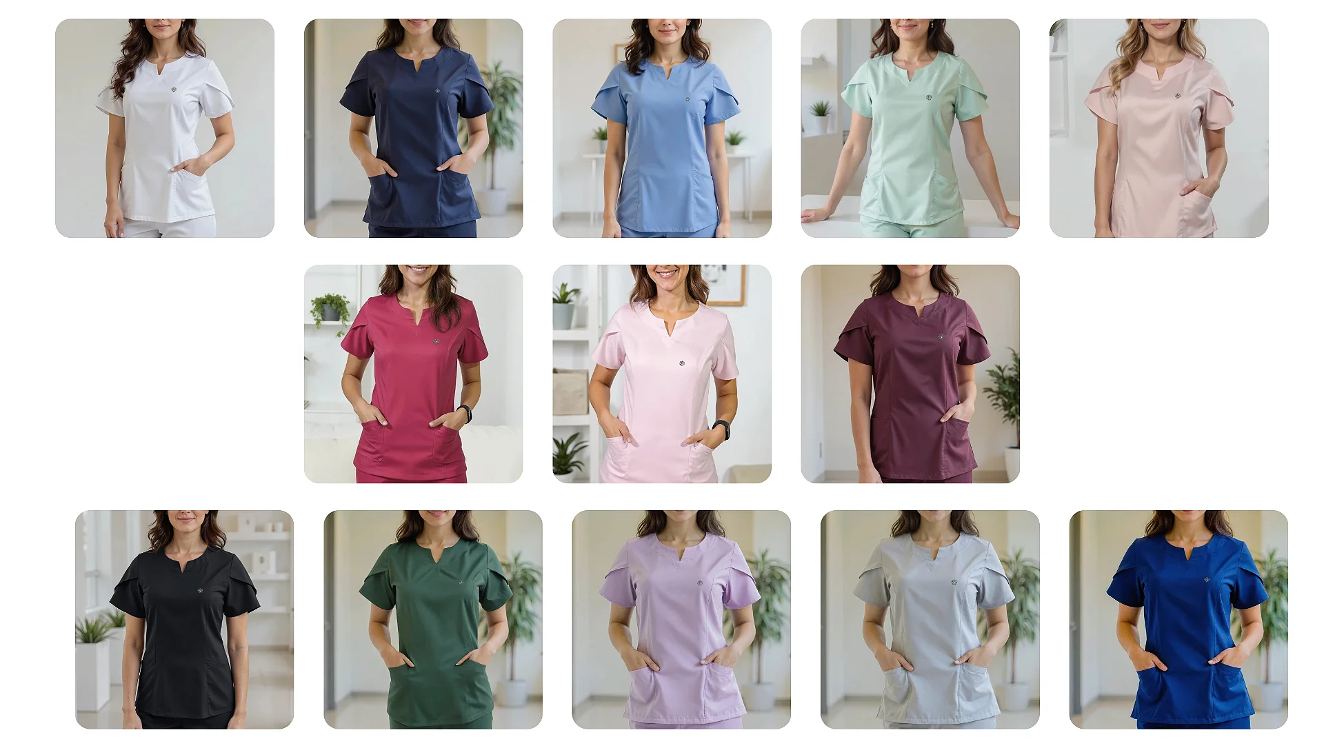 Cores do Scrub Serena