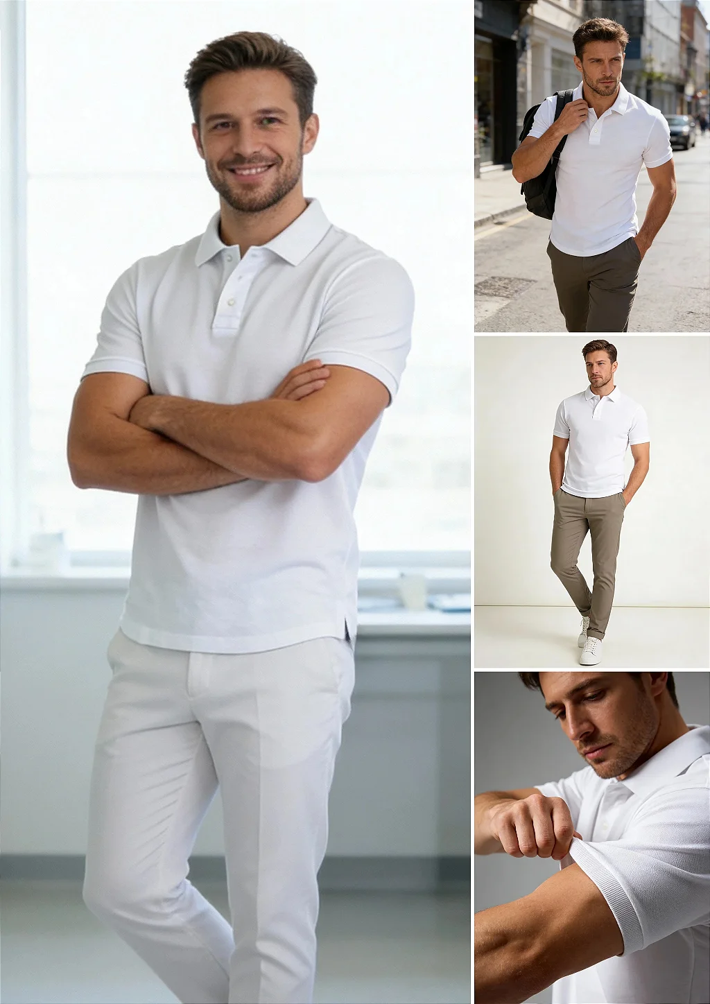 Camisa Polo Slim Fit - destaque