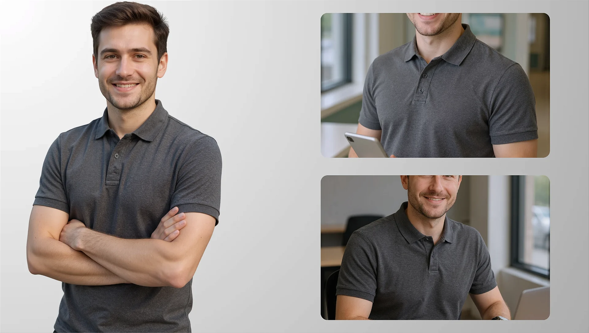 Camisa Polo Slim Fit - destaque