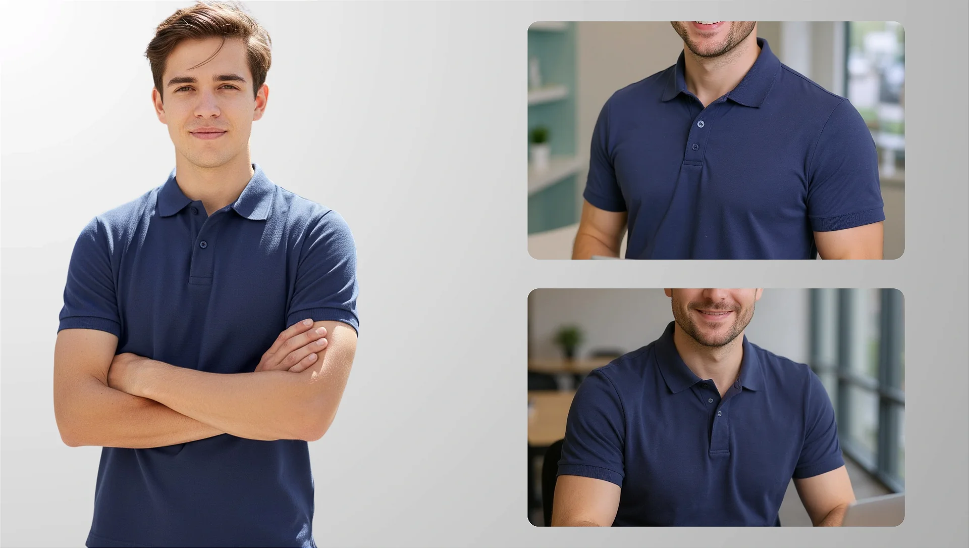 Camisa Polo Slim Fit - destaque