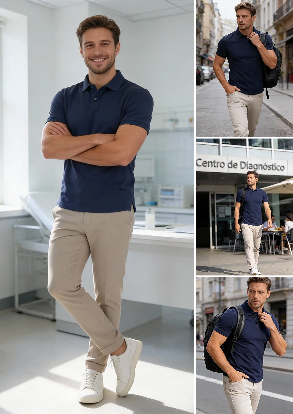 Camisa Polo Slim Fit - destaque