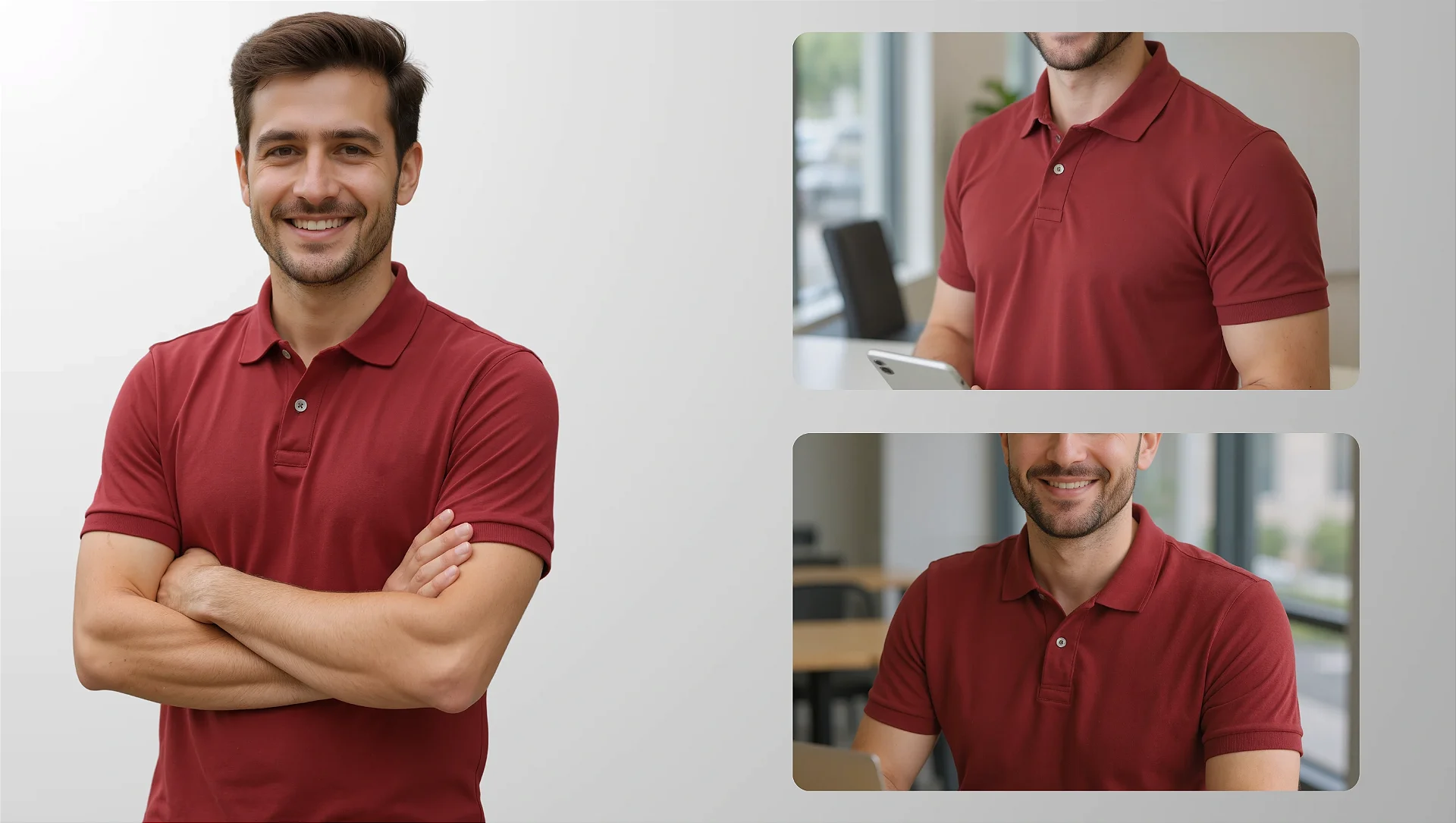 Camisa Polo Slim Fit - destaque