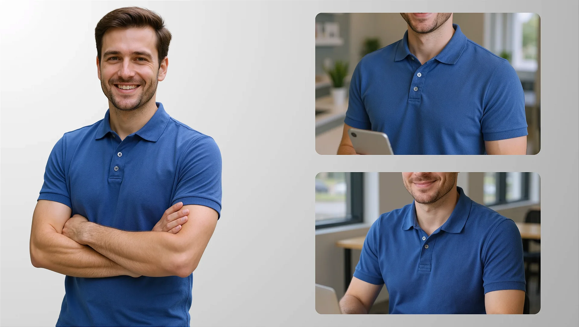 Camisa Polo Slim Fit - destaque