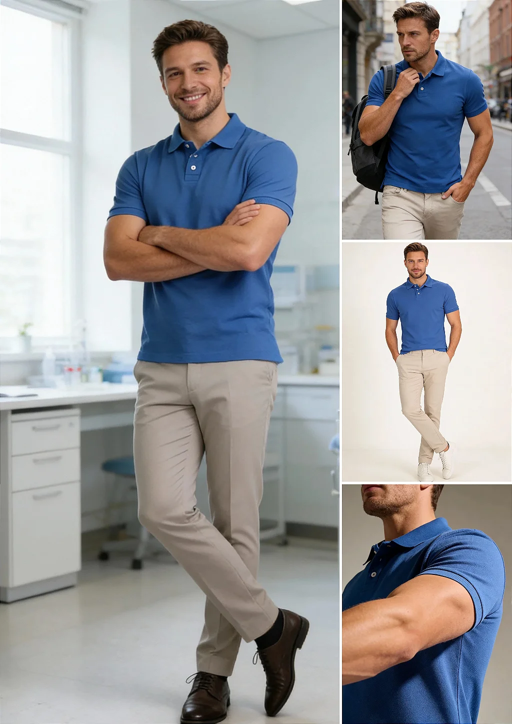 Camisa Polo Slim Fit - destaque