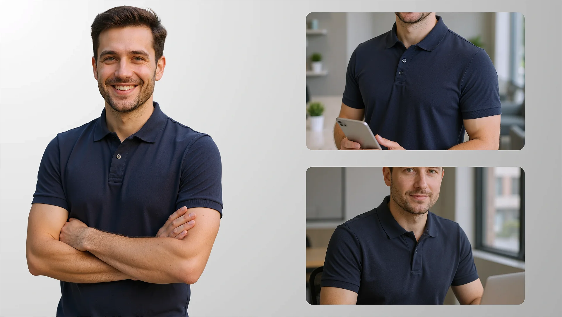 Camisa Polo Slim Fit - destaque