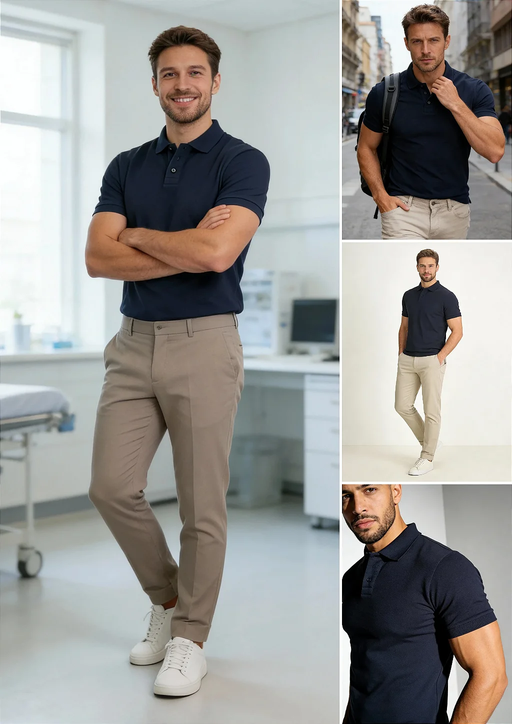 Camisa Polo Slim Fit - destaque