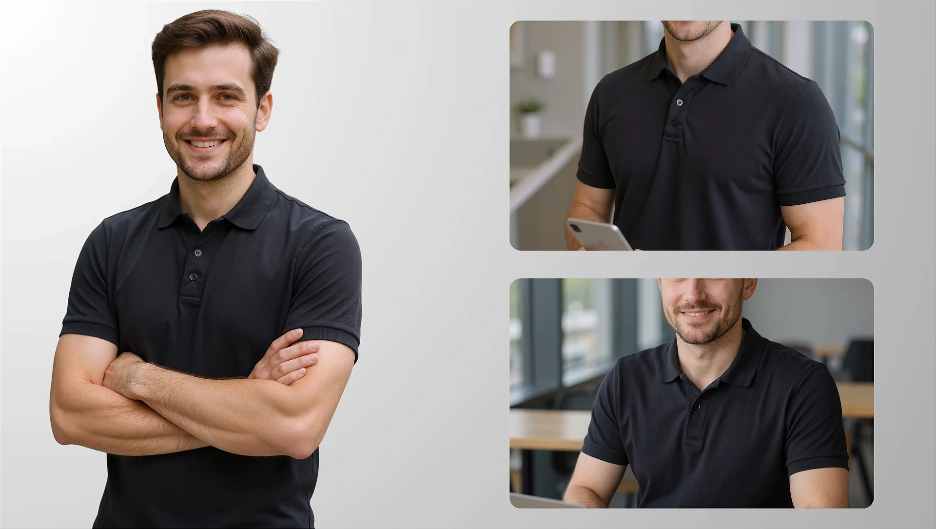 Camisa Polo Slim Fit - destaque