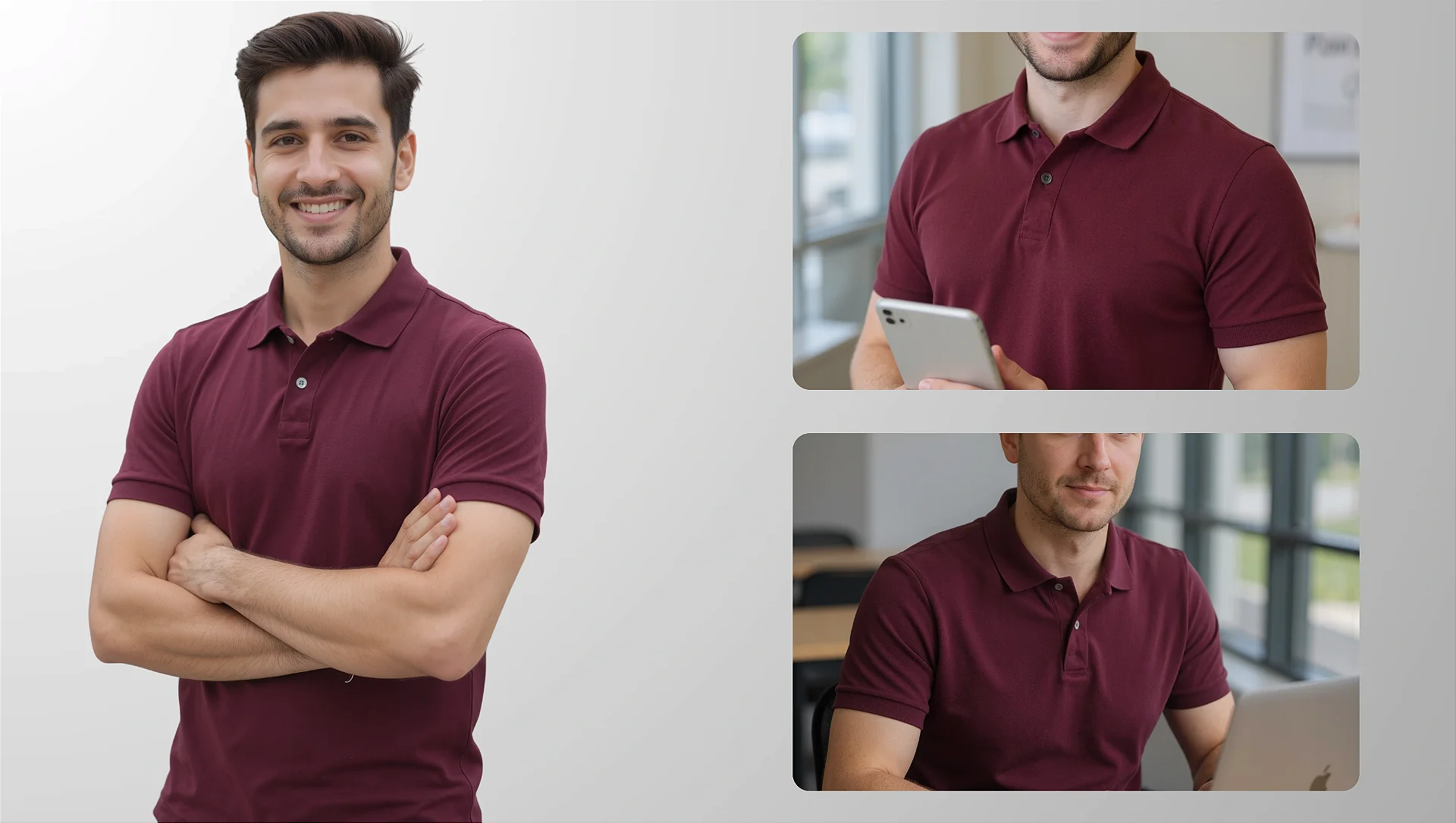 Camisa Polo Slim Fit - destaque