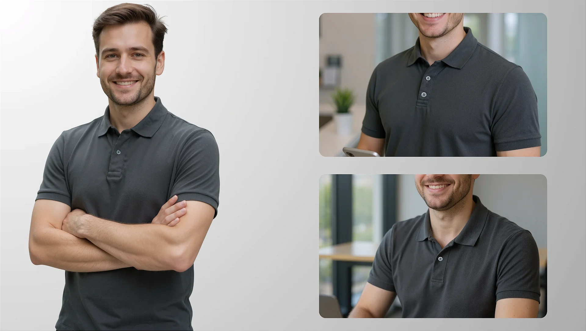 Camisa Polo Slim Fit - destaque
