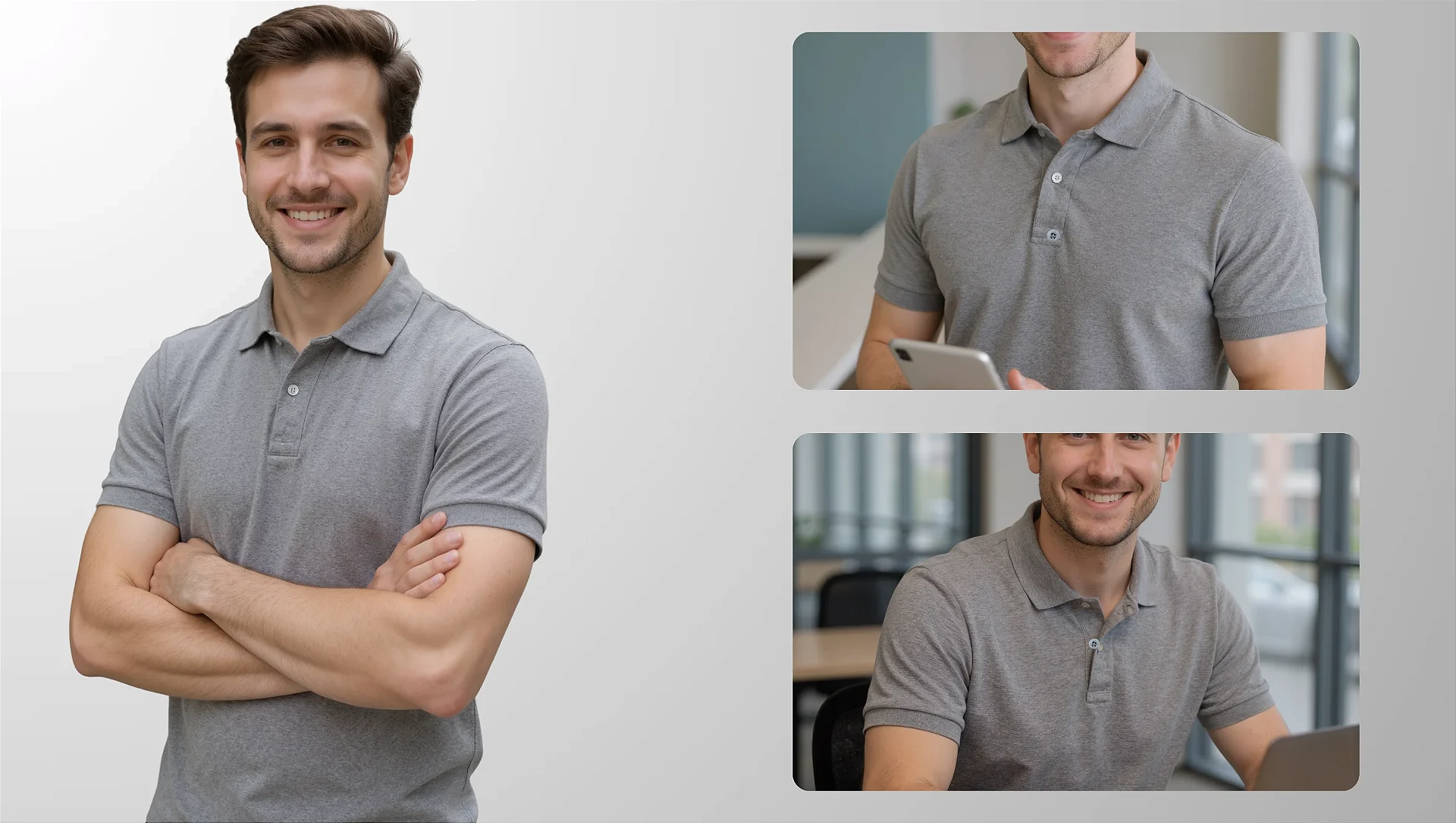 Camisa Polo Slim Fit - destaque