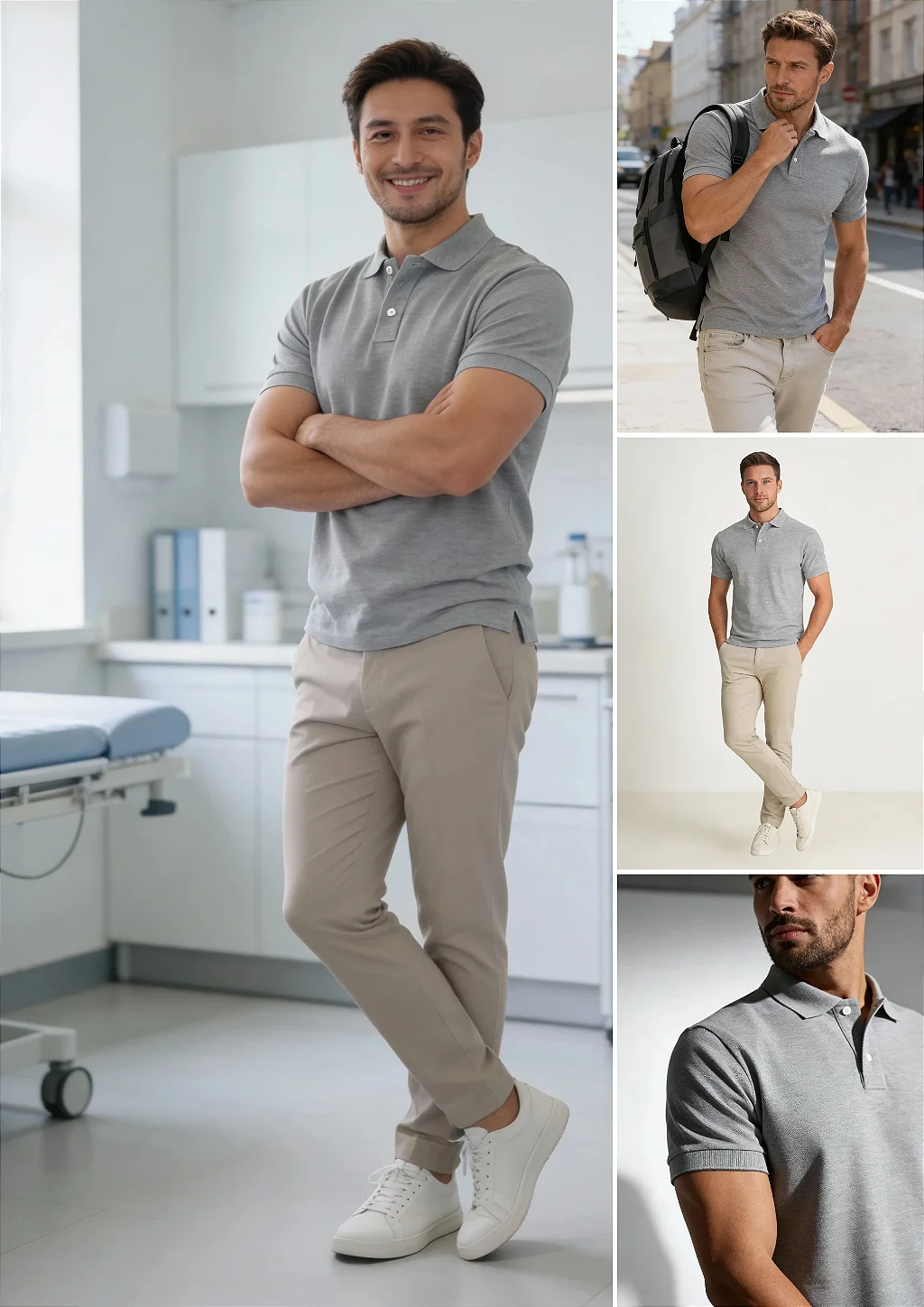 Camisa Polo Slim Fit - destaque