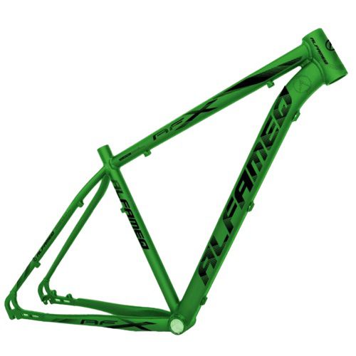 Quadro Bicicleta Bike Mtb Alfameq AFX 29x19 Vd Kw/Pto Brilho
