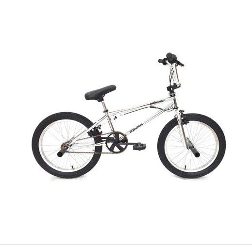 Bicicleta Elleven Fever Aro 20 Cross BMX Prata - Loja Cross Bike