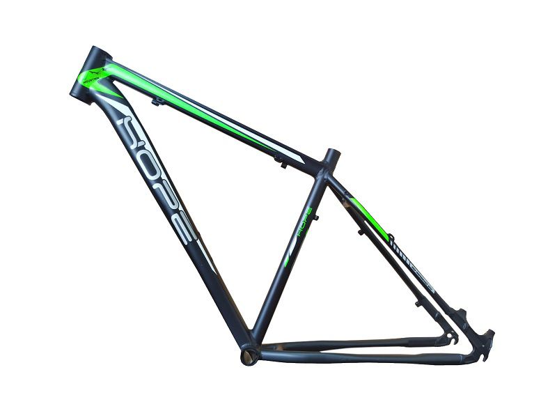 Quadro Bicicleta Bike MTB Hope Plus Alum 29x19 Pt/Vd - Loja Cross