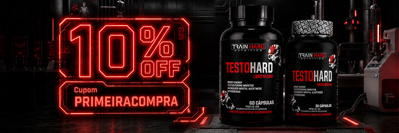 Testo Hard 10% OFF no cupom PRIMEIRACOMPRA