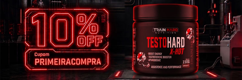 Testo Hard 10% OFF no cupom PRIMEIRACOMPRA