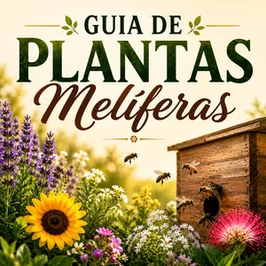 Capa oficial do Guia de Plantas Melíferas