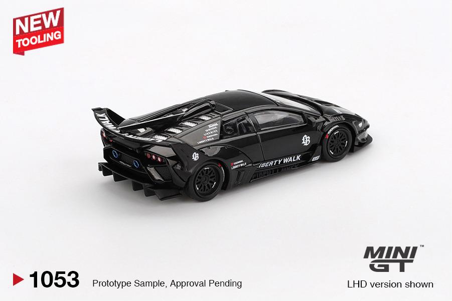 Lamborghini Murciélago LB-Silhouette GT Evo Black Mini GT 1:64