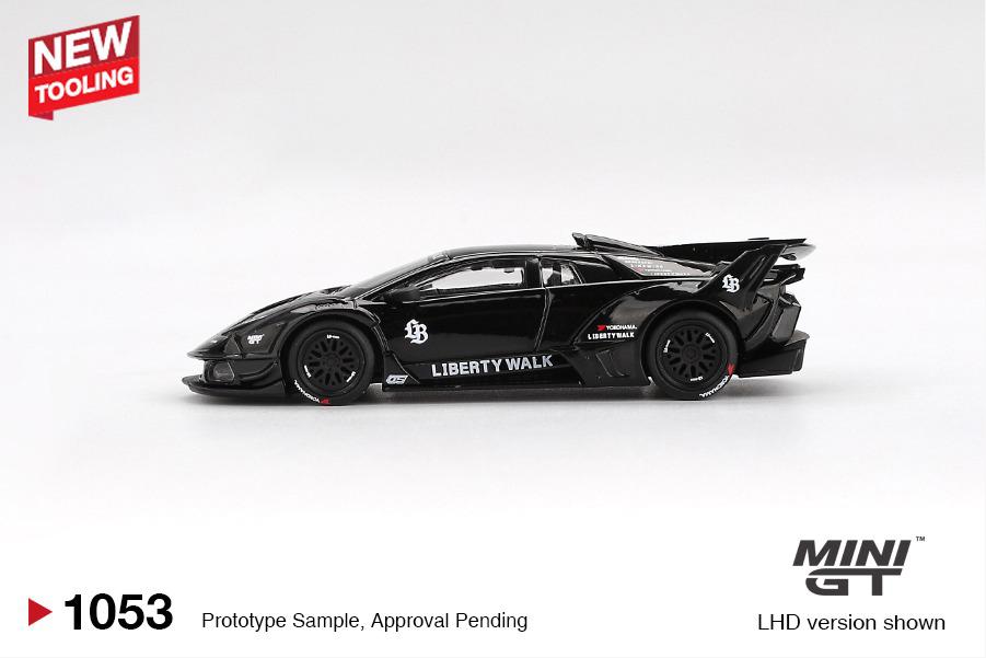 Lamborghini Murciélago LB-Silhouette GT Evo Black Mini GT 1:64