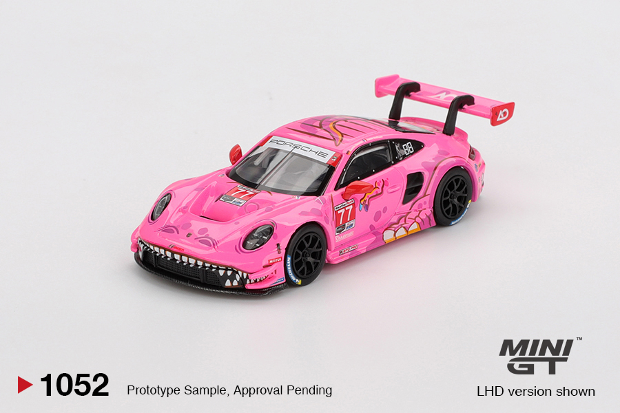 Porsche 911 GT3 R Roxy AO Racing Mini GT 1:64 - Nº 1052 | LD Minis