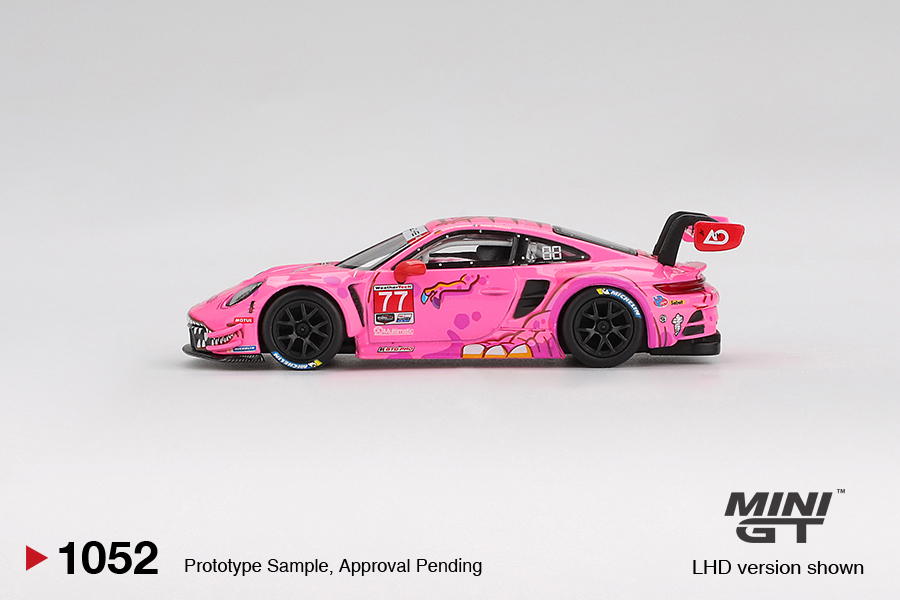 Porsche 911 GT3 R Roxy AO Racing Mini GT 1:64 - Nº 1052 | LD Minis