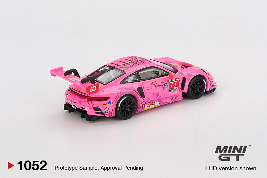 Porsche 911 GT3 R Roxy AO Racing Mini GT 1:64 - Nº 1052 | LD Minis