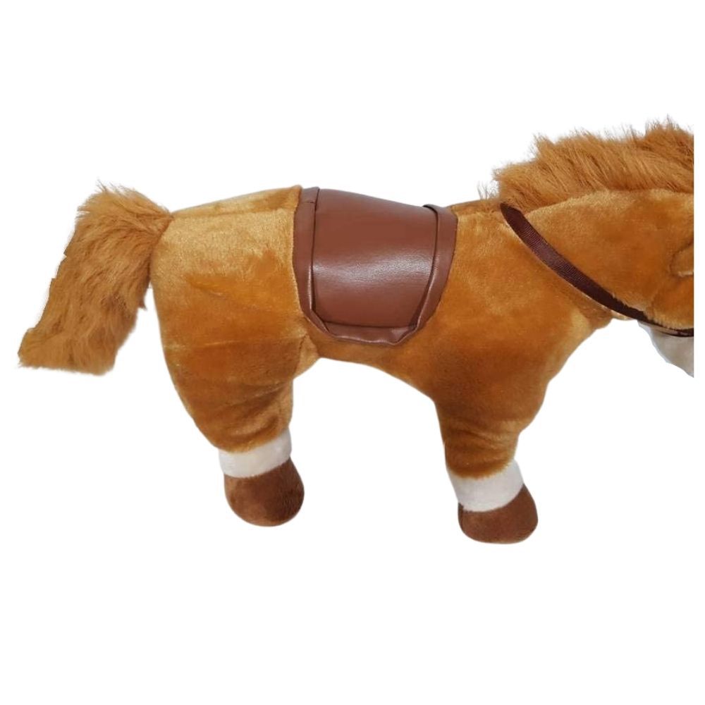 Cavalinho de Pelúcia 45cm Cavalo Fazenda - Fizzy - Nikity Toys