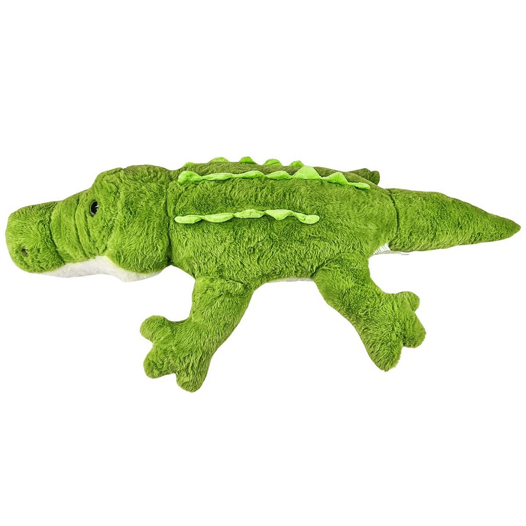 Jacaré Pelúcia Grande Crocodilo 95cm Alligator Macio Fofo