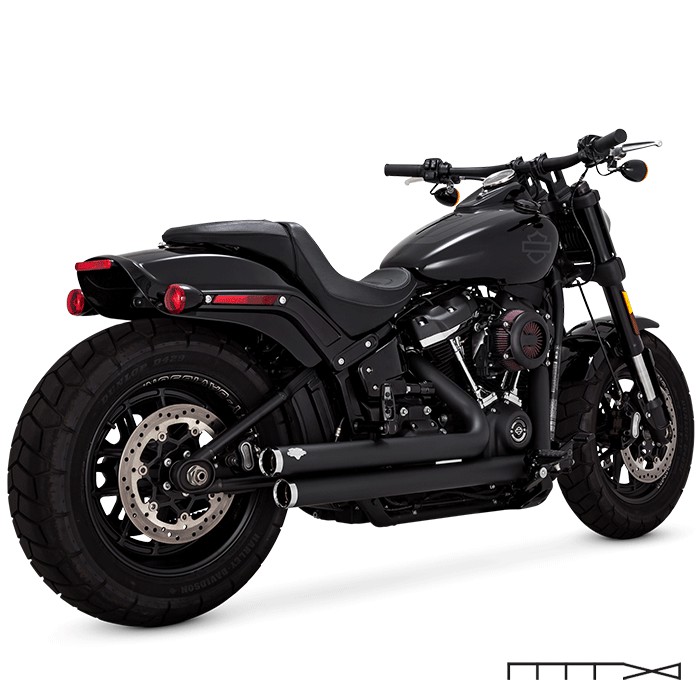 Escapamento Vance & Hines PCX™ Big Shots Staggered - Preto