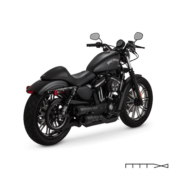 Escapamento Vance & Hines Hi-Output Grenades - Preto - Sportster