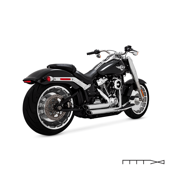 Escapamento Vance & Hines Shortshots - Cromado - Softail 2018+
