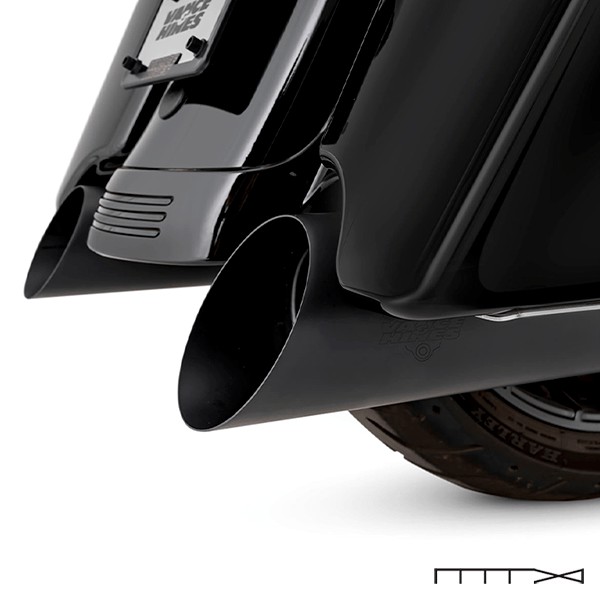 Ponteira Vance & Hines Backslash 450 - Preta - Touring 2017 - 2024