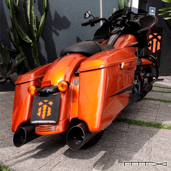 Ponteira Vance & Hines Backslash 450 - Preta - Touring 2017 - 2026