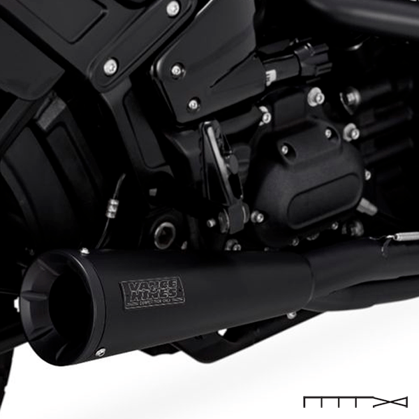 Escapamento Vance & Hines PCX™ Upsweep 2 Into 1 - Preto - Softail