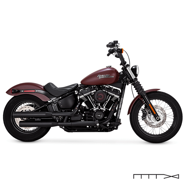 Ponteira Vance & Hines PCX™ Eliminator 300 - Preto - Softail 2018