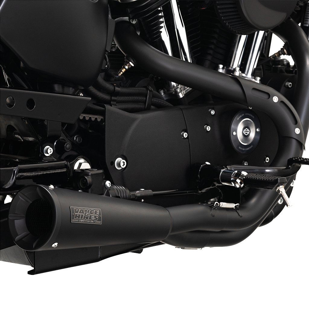 Escapamento Vance & Hines Upsweep 2 into 1 - Preto - Sportster