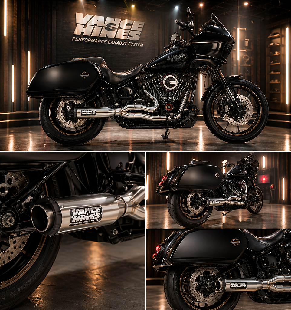 Escapamento Vance & Hines PCX Supersport para Harley Softail M8