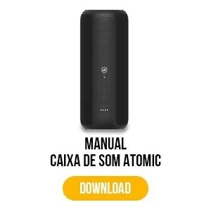 manual para caixa de som atomic