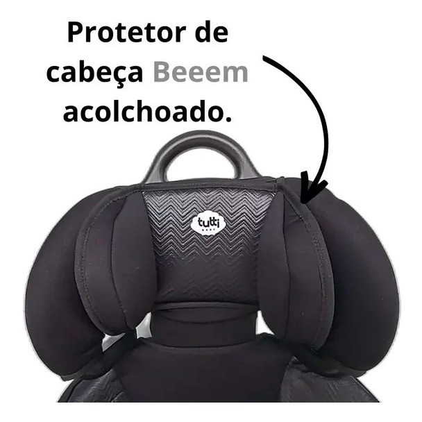 Cadeira para Carro Tutti Baby Black Tb II 6300151 Preta SE